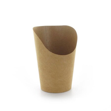 Packnwood 14 oz Kraft Wrap Cup, Brown - 2.36 x 6.3 in. 210GSPK660